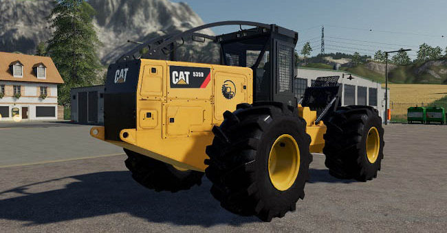 Мод трактор Caterpillar 535D Winch Skidder v1.0 FS2019