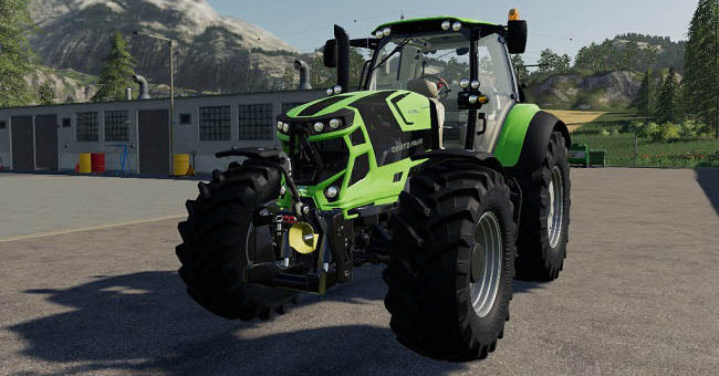 Мод трактор Deutz 7 Series TTV v1.0 Farming Simulator 19