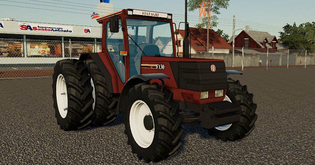 Мод трактор Fiatagri F130 v2.2.0.0 Farming Simulator 19