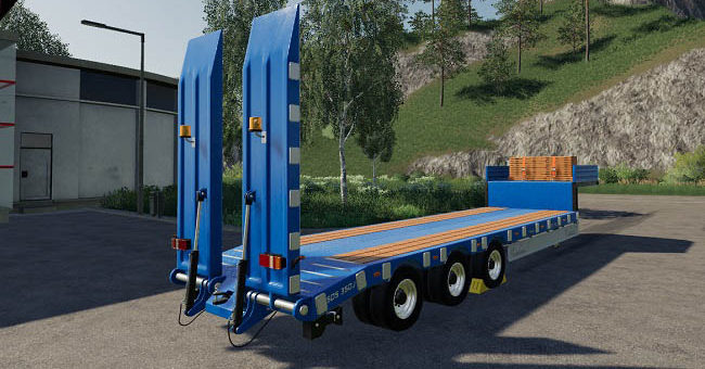Мод прицеп Low Loader Fliegl SDS350J v1.0.0.0 FS2019