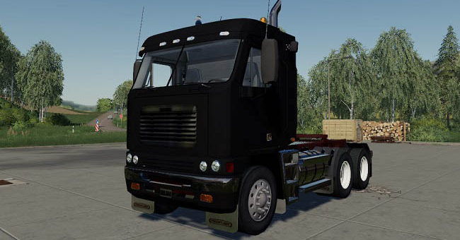 Мод тягач Freightliner Argosy v1.0 Farming Simulator 19