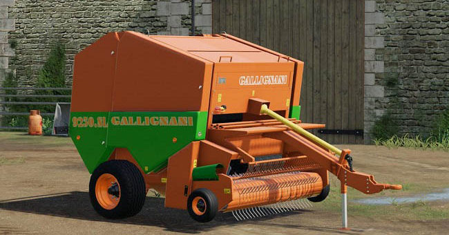 Мод тюковщик Gallignani 9250 SL v1.0.0.0 Farming Simulator 19