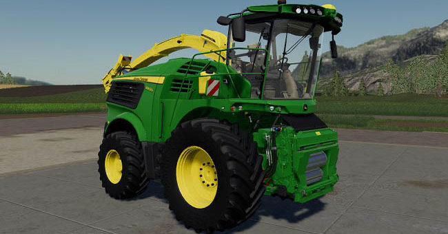 Мод ПАК John Deere 9000 Kemper Pack Farbwahl v1.0.0.0 FS19