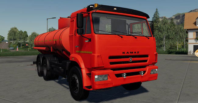 Мод бензовоз КамАЗ-65115 Бензовоз v1.1.0.0 ФС2019
