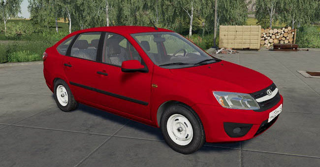 Мод авто Lada Granta Liftback v1.0.0.0 Фермер Симулятор 2019