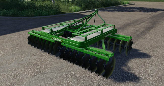Мод борона Lizard 32 Disc Harrows v1.0.0.0 Farming Simulator 19
