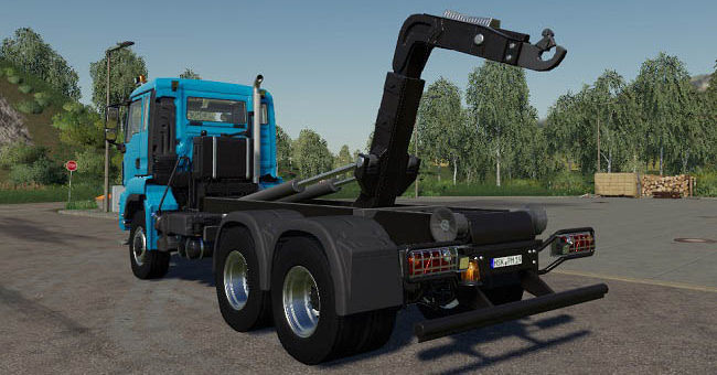 Мод грузовик MAN TGS 26.500 6x6 Truck v1.0 Farming Simulator 19