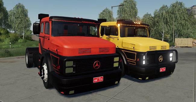 Мод тягач Mercedes-Benz LS 1933 Farming simulator 2019