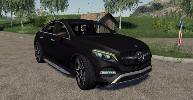 Мод авто Mercedes GLE 2016 v1.0.0.0 Farming Simulator 2019