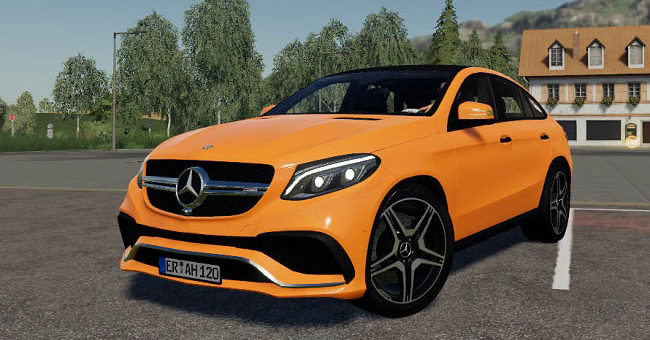 Мод авто Mercedes-Benz GLE v1.0 Farming Simulator 2019