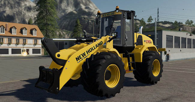 Мод погрузчик New Holland W170C v1.2 Farming Simulator 19