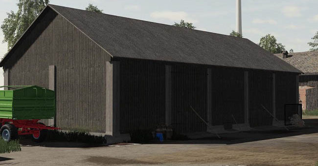 Мод амбар Old double barn v1.0.0.0 Farming Simulator 2019