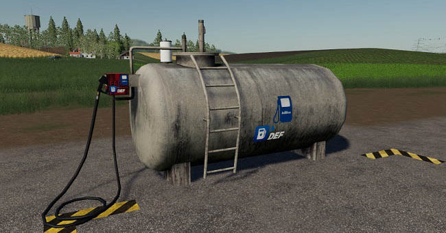 Мод цистерна Placeable Fuel Tank v1.4.0.0 Farming Simulator 2019