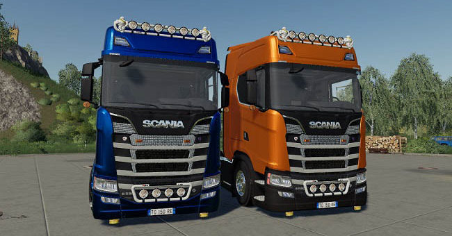 Мод тягач Scania S580 Custom Original version v1.0.0.0 FS19