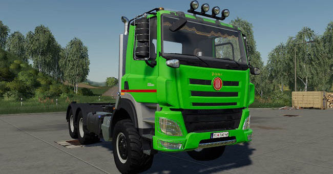 Мод грузовик Tatra Phoenix E6 President 6x6 v2.0 FS2019