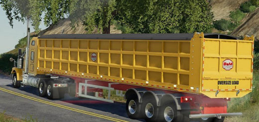 Мод прицеп Semi-Tipper 70000/6 v1.0.0.1 Farming Simulator 19