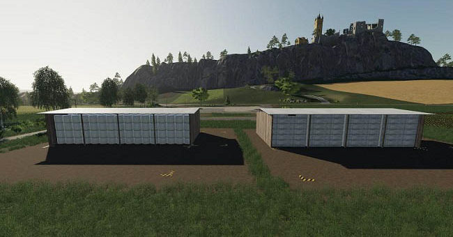 Мод ПАК Big Bale Storage Pack v1.0.0.0 Farming Simulator 19