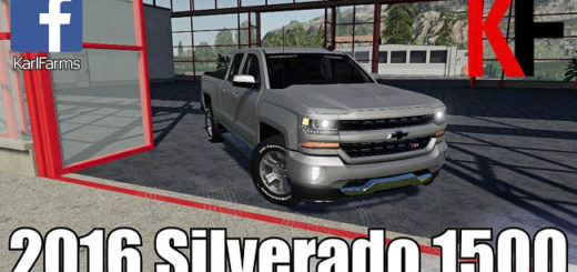 Мод авто Chevrolet Silverado 1500 v1.1 Farming Simulator 2019