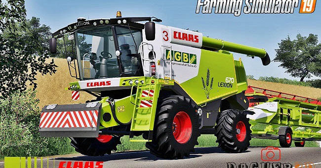 Мод комбайн Claas Lexion 600 Series Old Generation v2.0 FS19
