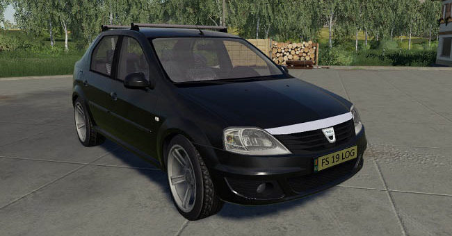 Мод авто Dacia Logan v1.0 Farming Simulator 19