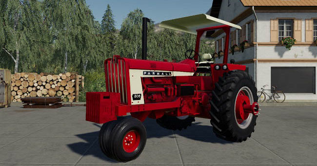 Мод трактор Farmall 06 Series NF v1.1.0.0 Farming Simulator 19