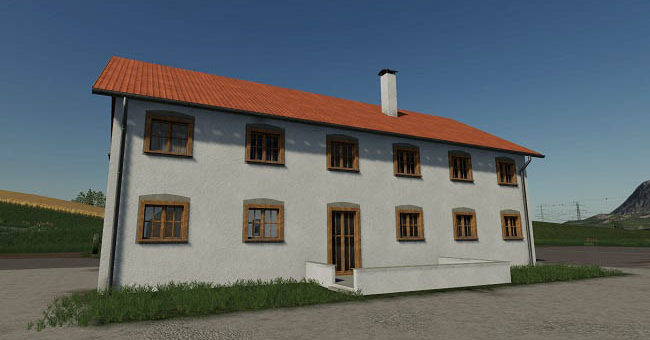 Мод дом German Farmhouse v1.0.0.0 Farming Simulator 19