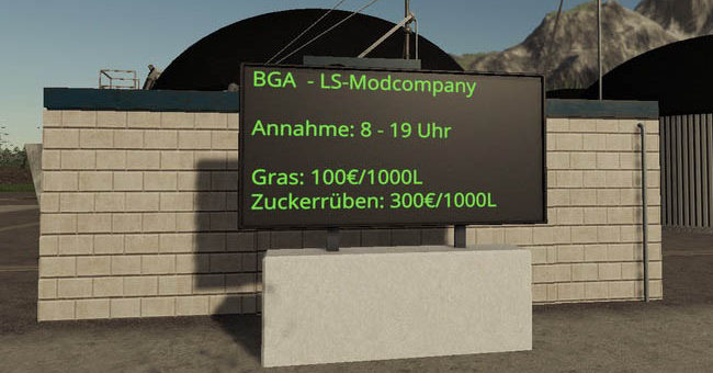 Мод дисплей GlobalCompany - Digital Display v1.0.0.0 FS19