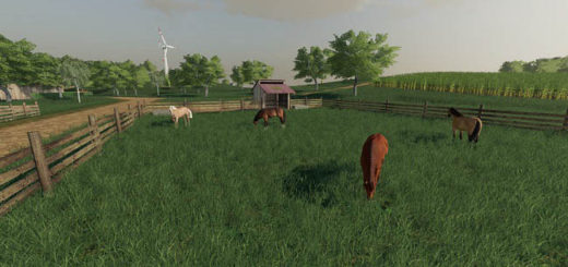 Мод пастбище Horse Husbandry from FS09 v1.0.0.0 FS19