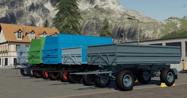Мод ПАК Fortscritt HW80 Trailer Pack v1.2 Farming Simulator 19