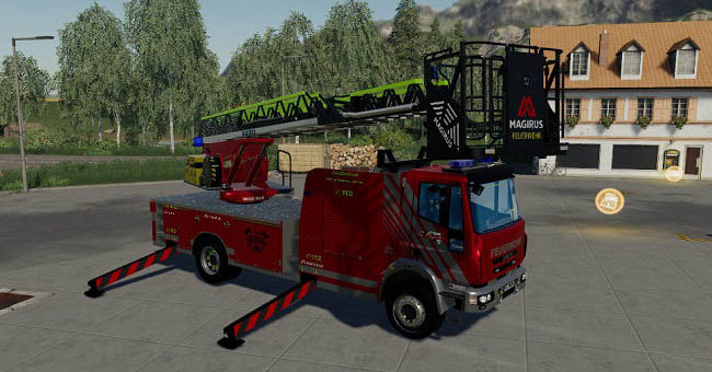 Мод Iveco Magirus DLAK 2312 v1.0.0.0 Farming Simulator 2019