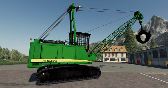 Мод John Deere Grapple Yarder v1.0 Farming Simulator 19