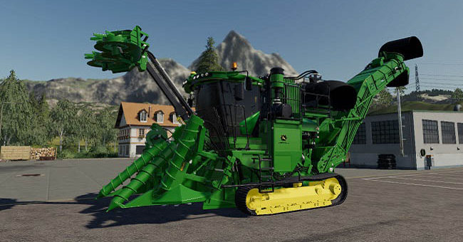 Мод комбайн John Derre Ch570 v1.0.0.0 Farming Simulator 19