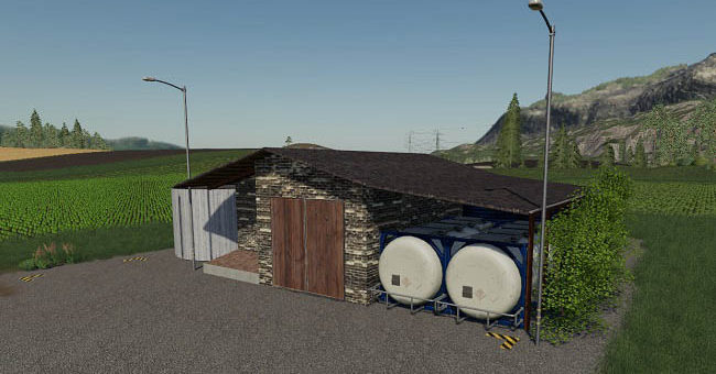 Мод Large Liquid Storage v1.0.0.0 Farming Simulator 19