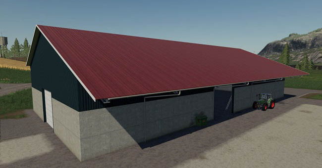 Мод навес Machinery Shed v1.0.0.0 Farming Simulator 19