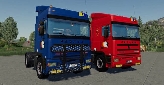 Мод тягач Pegaso Troner TX v1.1.0.4 Farming Simulator 19