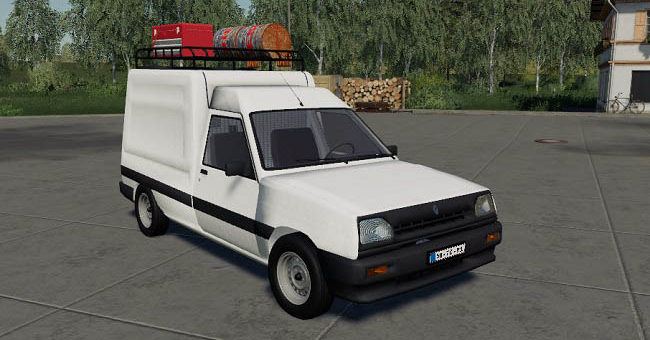 Мод авто Renault Express v2.0 Farming Simulator 19