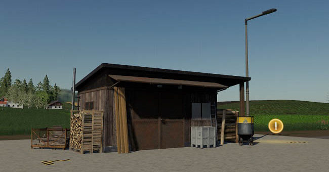 Мод Small Wood Selling Station v1.1.0.0 Farming Simulator 19