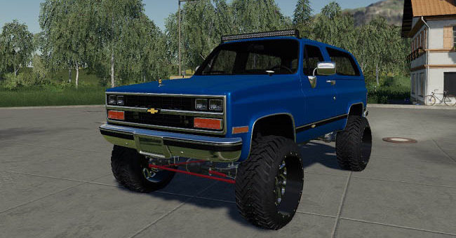 Мод авто 89 Chevy K5 v1.0.0.0 Farming Simulator 2019