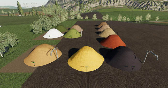 Мод Dynamic Freeland Heap Storage v1.0.0.2 Farming Simulator 2019