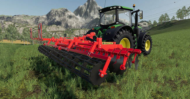 Мод борона Knoche KSE 2X v1.0.0.0 Farming Simulator 2019