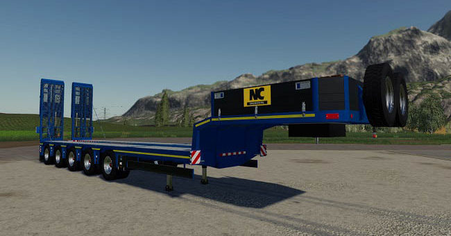 Мод трал NC Low Loader v2.0.0.0 Farming Simulator 19