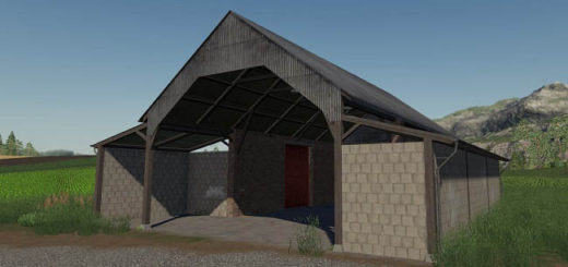 Мод амбар Old Brick Barn v1.0.0.0 Farming Simulator 2019