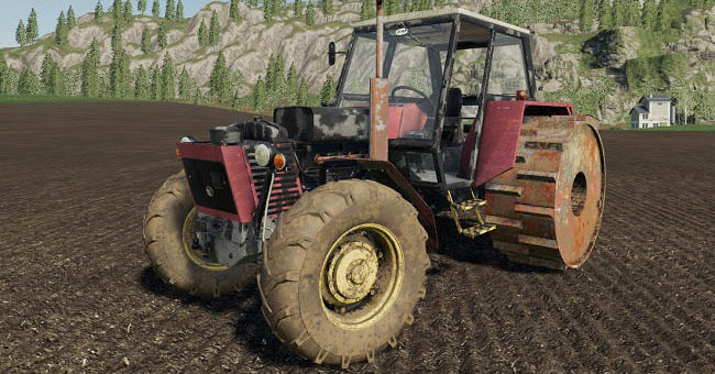 Мод трактор Old Zetor Crystal 12045 v1.0.0.0 Farming Simulator 19