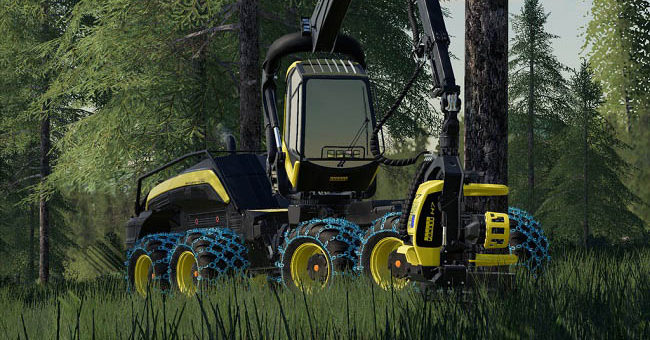 Мод Ponsse Scorpion King - MRF Edition v1.0.2.0 Farming Simulator 19