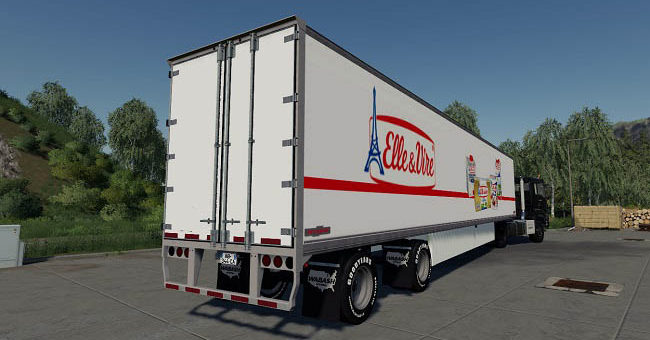 Мод прицеп Wabash Refrigerated industrial trailer v1.0 FS2019