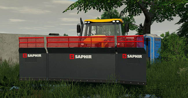 Мод заравниватель Saphir MES 400 v1.0.0.1 Farming Simulator 19