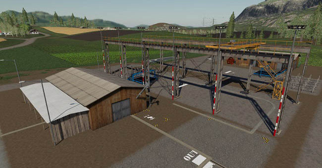 Мод лесопилка Small Sawmill Pack v1.0.0.0 Farming Simulator 19