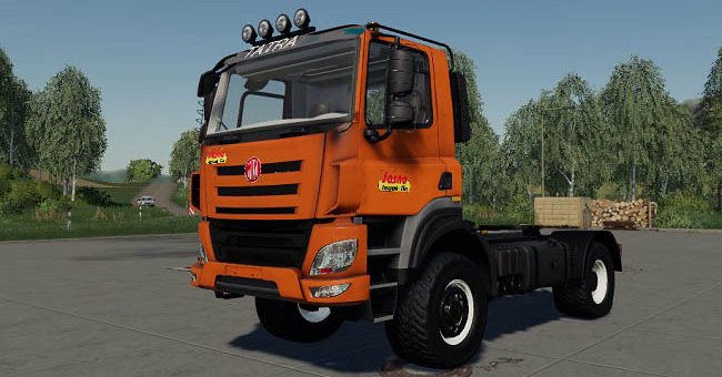 Мод тягач Tatra E6 4x4 v1.0.0.0 Farming Simulator 2019