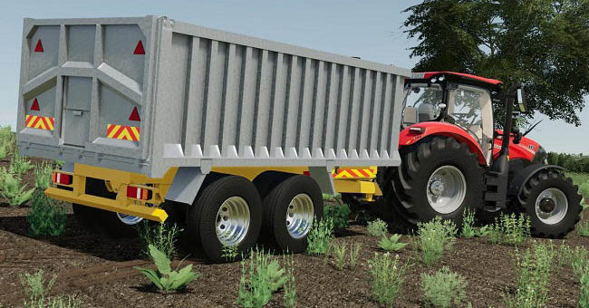 Мод прицеп Aluminum Trailer v1.1.0.0 Farming Simulator 19