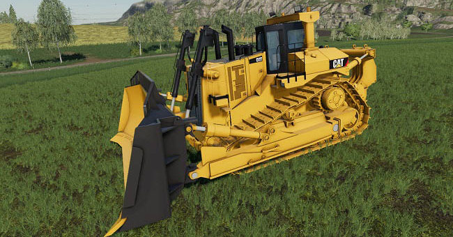 Мод бульдозер CAT D11T v1.0.0.0 Farming Simulator 19